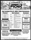 May be an image of text that says 'TEBBETTS PICNIC SEPTEMBER FRIDAY 5PM Classic Muscle Show Clogging 8AM 8:30AM FREE ADMISSION SATURDAY SUNDAY 7AM Registration Travel the 10-11AM Open Church Gravel" Run/Walk Begins Homemade Biscuits Gravy Ceremony Closes 1PM Picnic Closes 2:30 ENTREE'S Mutton, DAILY Bounce Contest Deadline) Contest Judging Pull Sign Raffle, Silent Auction SIDES Homemade Potato Baked 3PM 3PM 3:30-8:30 Antique Cars 3:30-5PM Pedal Tractor Pull Auction Silent Auction Closes Food Stand Closes 9PM Homemade SHOPPING GOLD painting LUBBERING STOCKMAN FEED TECHNOLOGY KINCDOM SPONSORS SMITH FRIENDS THE CALLAWAY EQUIPMENT HITACHI W.A. DOLLAR GENERAL SMART FARMS 5544 State Hwy 94, Tebbetts, Contact Sam Richards with Tebbetscomunityclub@gmail.com'